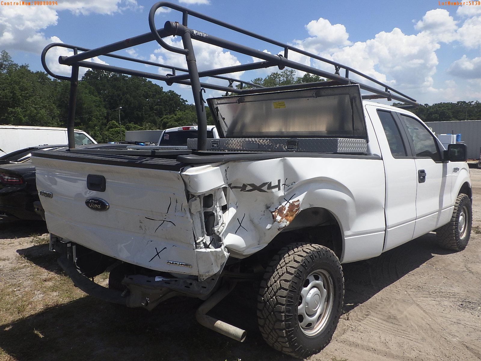 5-05130 (Trucks-Pickup 2D)  Seller: Gov-Hillsborough County B.O.C.C. 2013 FORD F