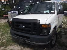 7-08142 (Trucks-Van Cargo)  Seller: Florida State D.J.J. 2010 FORD E350
