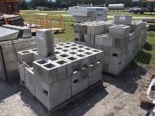 9-04120 (Equip.-Concrete)  Seller:Private/Dealer LOT OF APPROX. 220 CINDER BLOCK