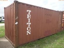 9-04163 (Equip.-Container)  Seller:Private/Dealer TRITON 20 FOOT METAL SHIPPING