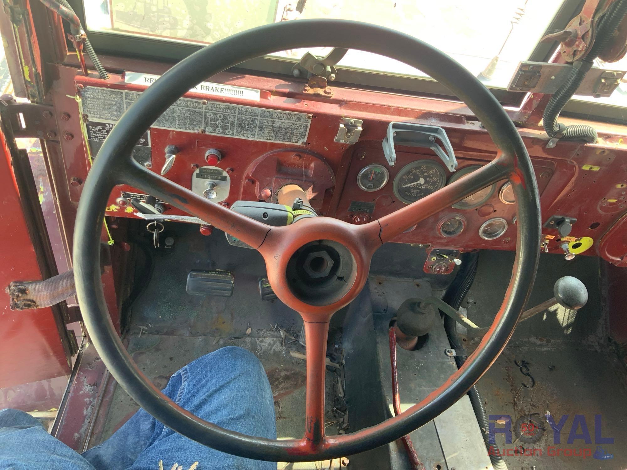 1965 Military 2.5 Ton 6x6 Fire/Brush Truck