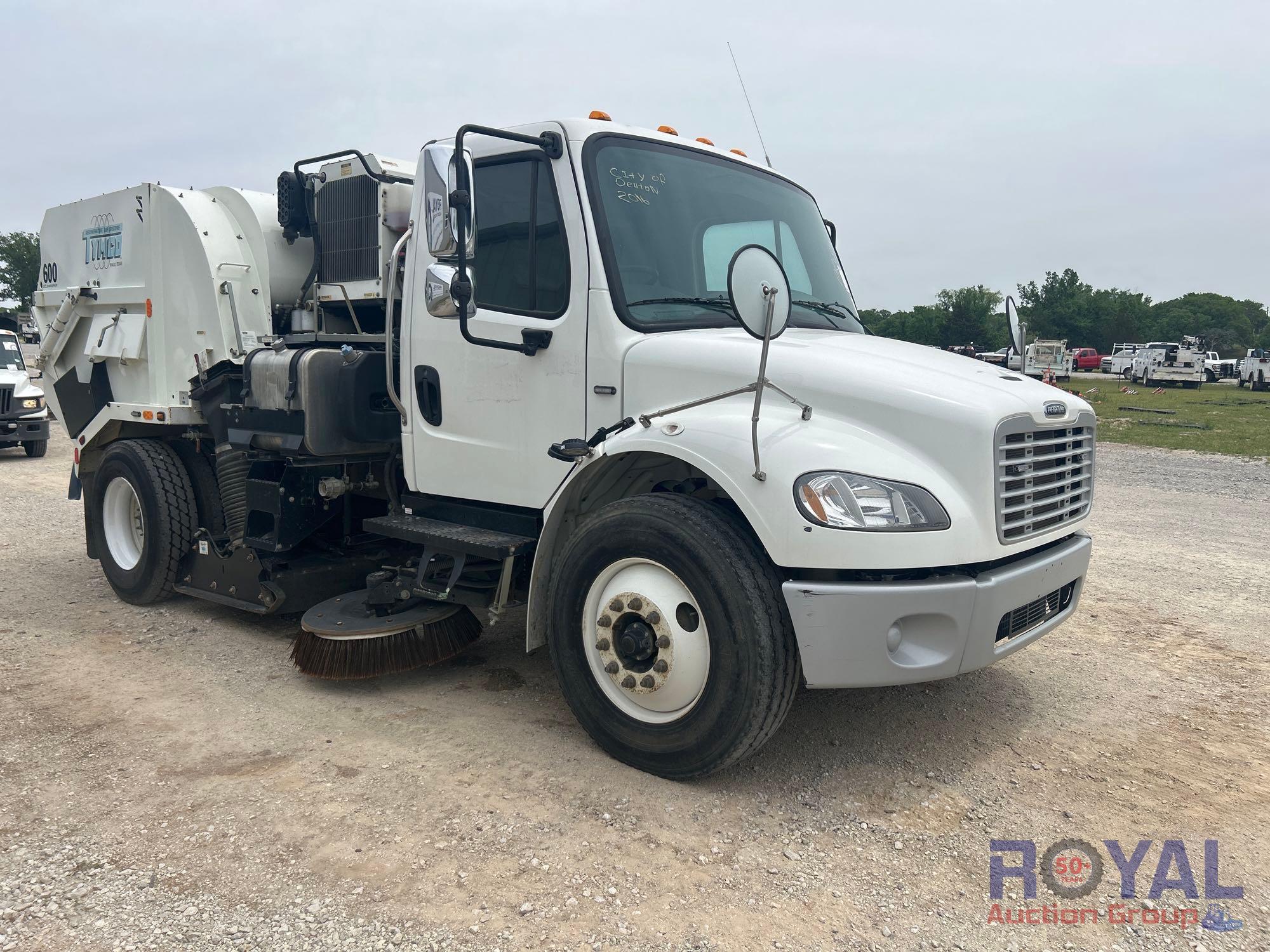 2016 Freightliner M2 Tymco 600 Series Street Sweeper