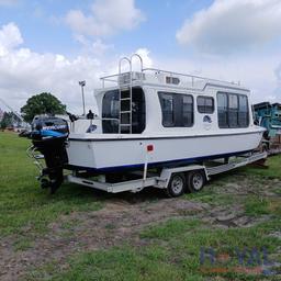 1999 ADV House Boat and Trailer
