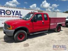 2001 Ford F250 4x4 Ext Cab Service Truck