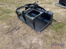 2023 Wolverine MSG-11-44W 44in Single Cylinder Grapple Bucket Mini Skid Steer Attachment