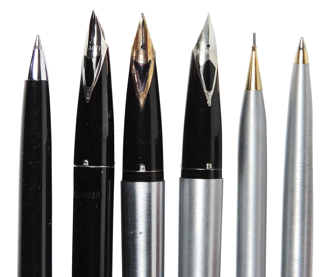 Fountain Pen Sets (3), all Sheaffer White Dot Imperial, single 14k nib, 3-p