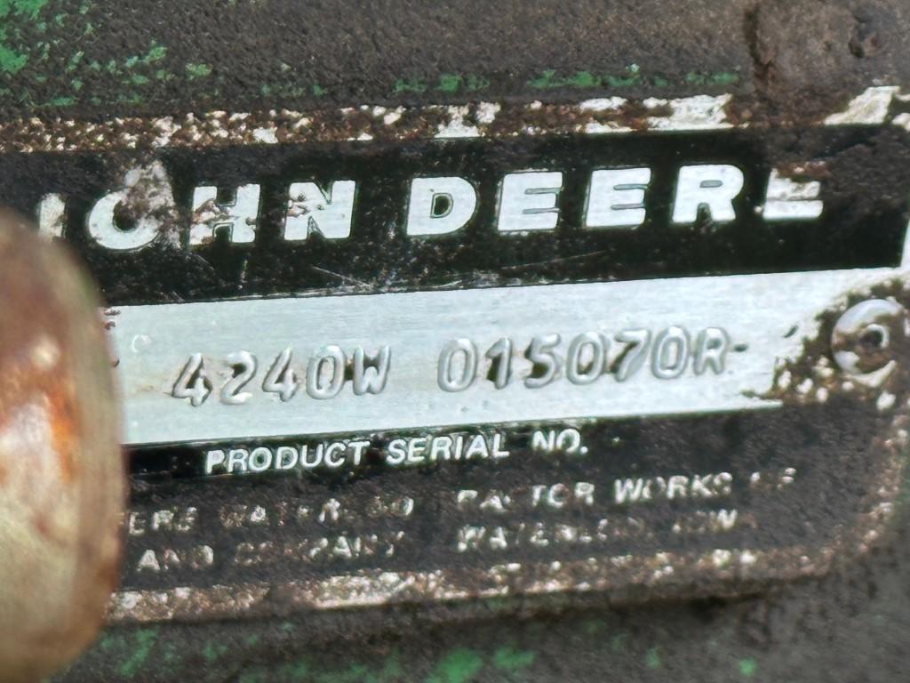 1980 John Deere 4240W diesel tractor