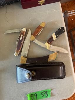 4- pocket knives