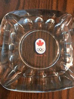 2- Owens Illinois ashtrays & 1976 Canada Olympic ashtray
