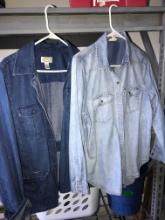 Jean shirt/jean coat medium