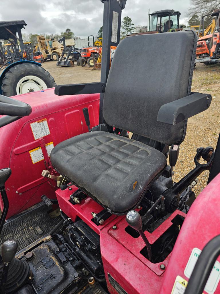 Mahindra 4565 Tractor, s/n Y2183 (Salvage): Loader w/ Bkt., Motor Locked Up