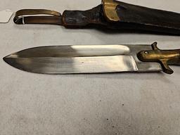 SPRINGFIELD ARMORY HOSPITAL  SHEATH KNIFE WITH SHEATH  S/N 1371