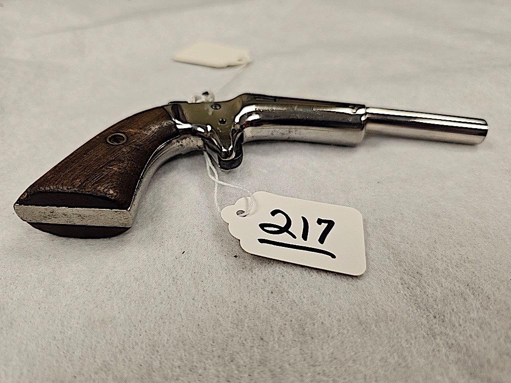 J STEVEN ARMS AND TOOL CO 22 SINGLE SHOT PISTOL NICKEL PLATED, S/N 5440