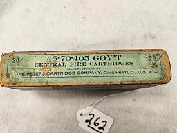 EMPTY BOX:  45/70 405 GOVERNMENT CARTRIDGES MADE BY PETERS CARTRIDGE CO