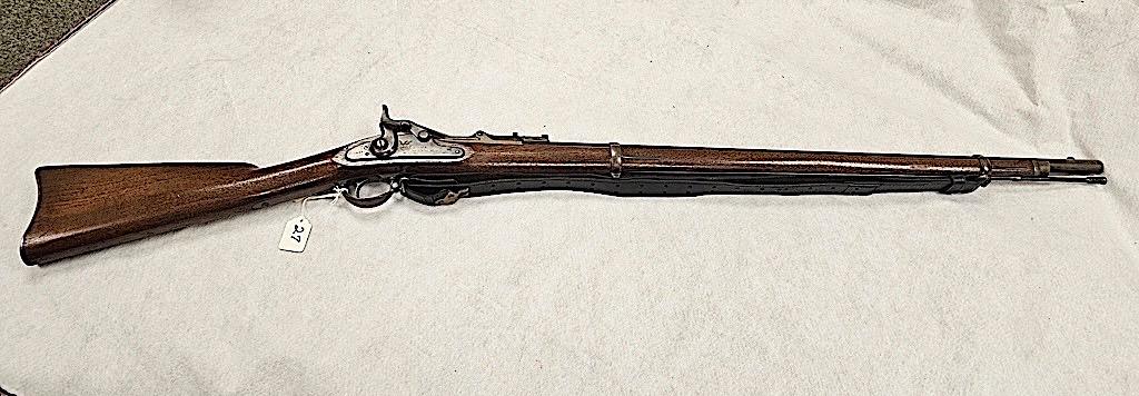 US SPRINGFIELD MODEL 1863 RIFLE, CONVERSION OF MODEL 1870, CAL 50/70, WITH