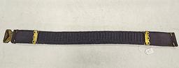ANSON MILLS US CARTRIDGE BELT, PATENTED 1881, WORCHESTER, MA, BLACK WITH