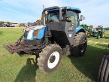 2004 New Holland TS100A MFWD Tractor, s/n ACP217707: C/A, 3PH, Wheel Weight