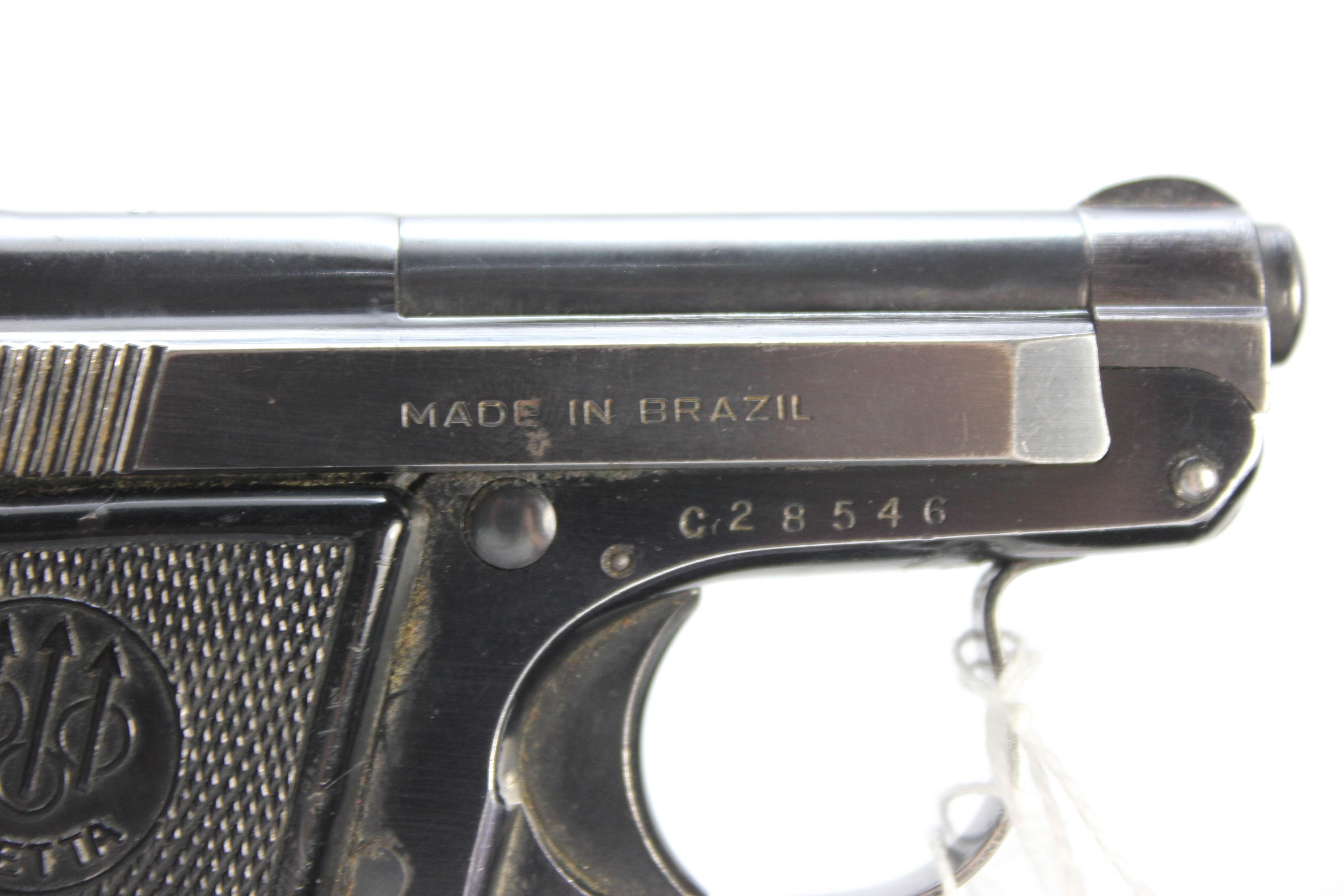 Beretta Model 950B .22 Short Cal. Semi-Automatic Single Action Tip Up BBL Pistol w/7-Rd. Magazine; S