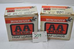 Winchester AA Plus Trap Load Ammo 25 Shell 12 Gauge 2 3/4" 7 1/2 shot 2xbid