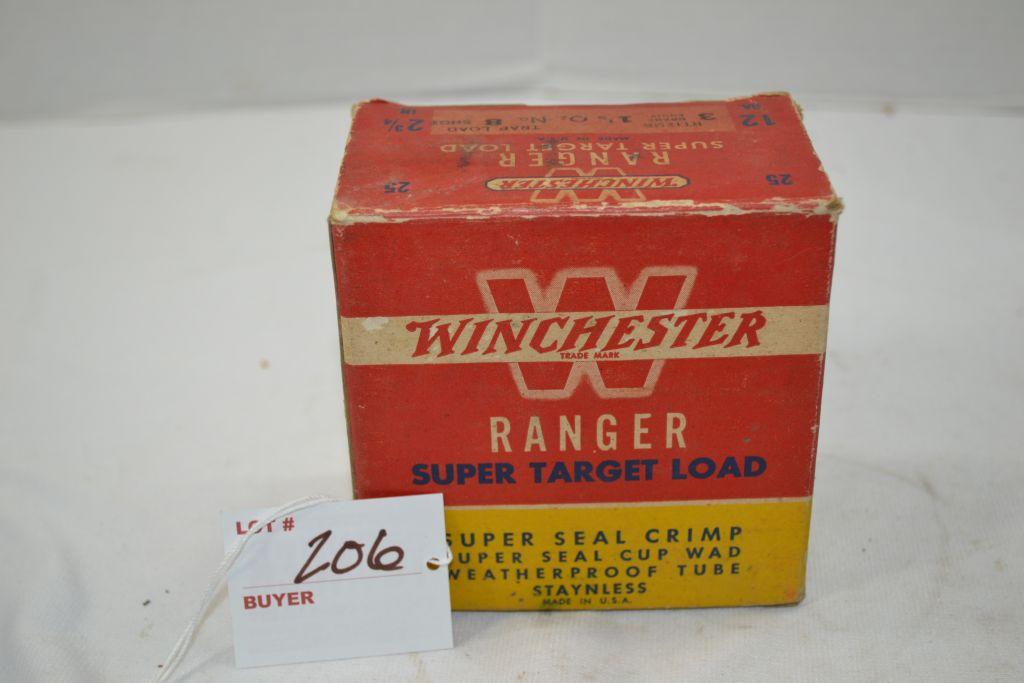 Winchester Ranger Super Target Load 12 Gauge Ammo, 25 Shells 2-3/4" 8 Shot