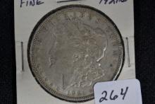 1921-D Morgan Dollar; VF