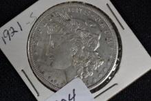 1921-S Morgan Dollar; F