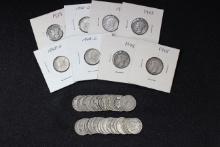 Group of 41 - Mercury Dimes