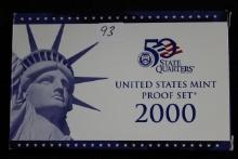 2000 United States Mint Proof Set