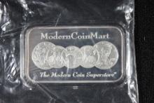 1 oz. Modern Coin Marked Silver Bar