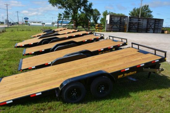 Day 4 of 4 Huge Closeout Auction, HP Trailers