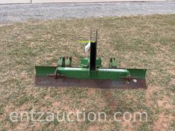 JD 5' TAIL BLADE W/ 3 TRACTOR WEIGHTS