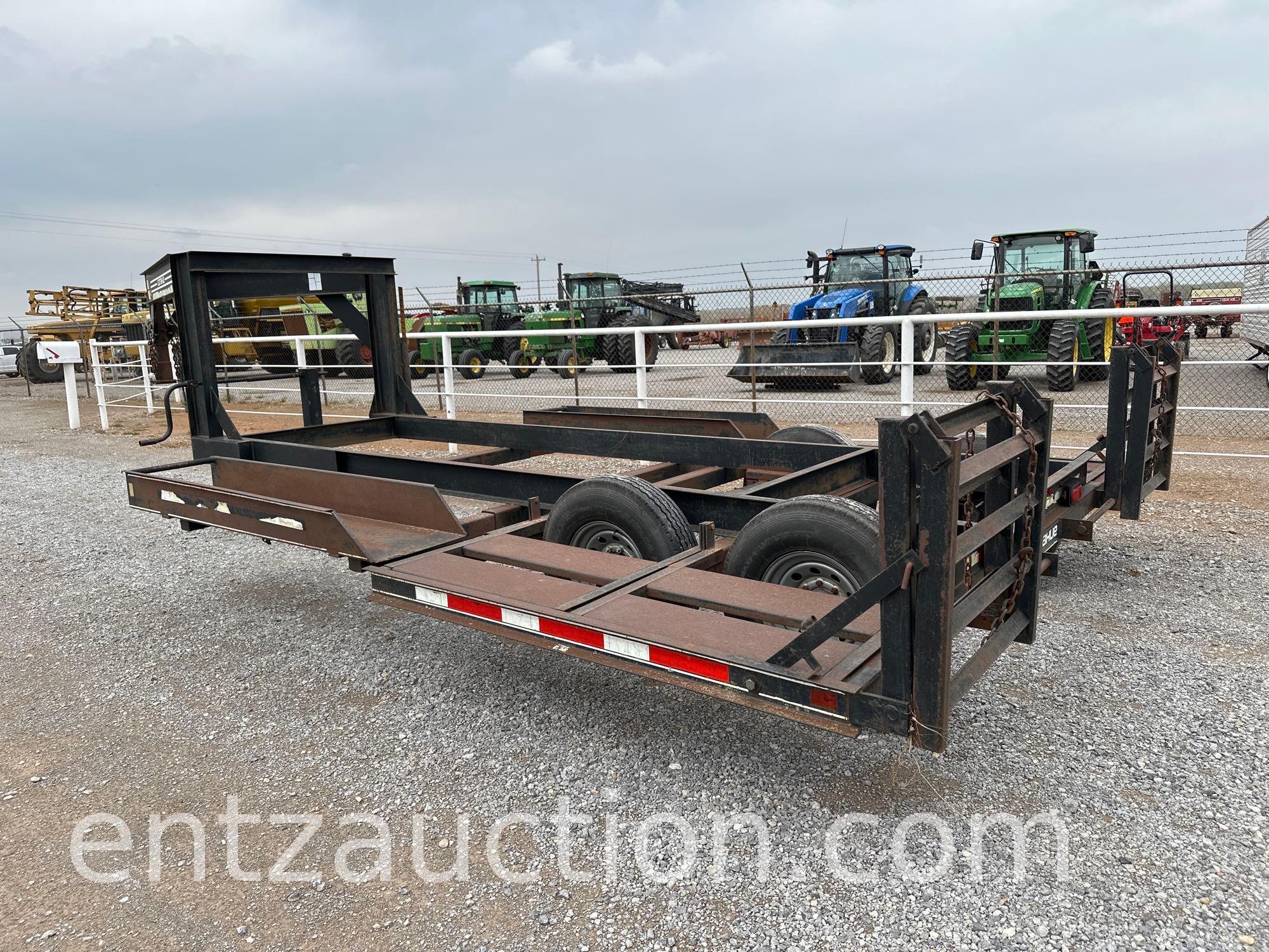 1993 DONAHUE GN EXPANDABLE SWATHER TRAILER,