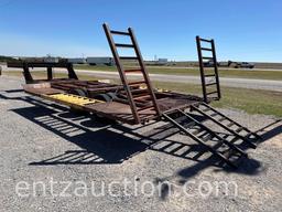 SHOPBUILT COMBINE TRAILER, 32', 5TH WHEEL, SINGLE