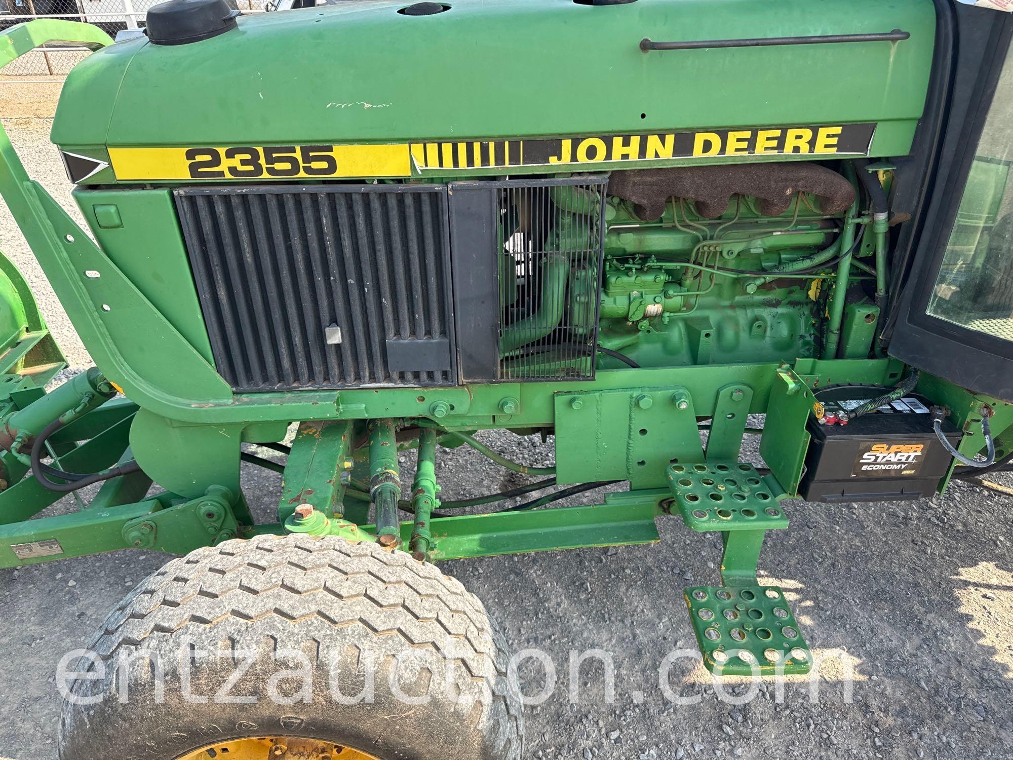 JD 2355 TRACTOR, C&A, TSS TRANS., 3PT (MISSING