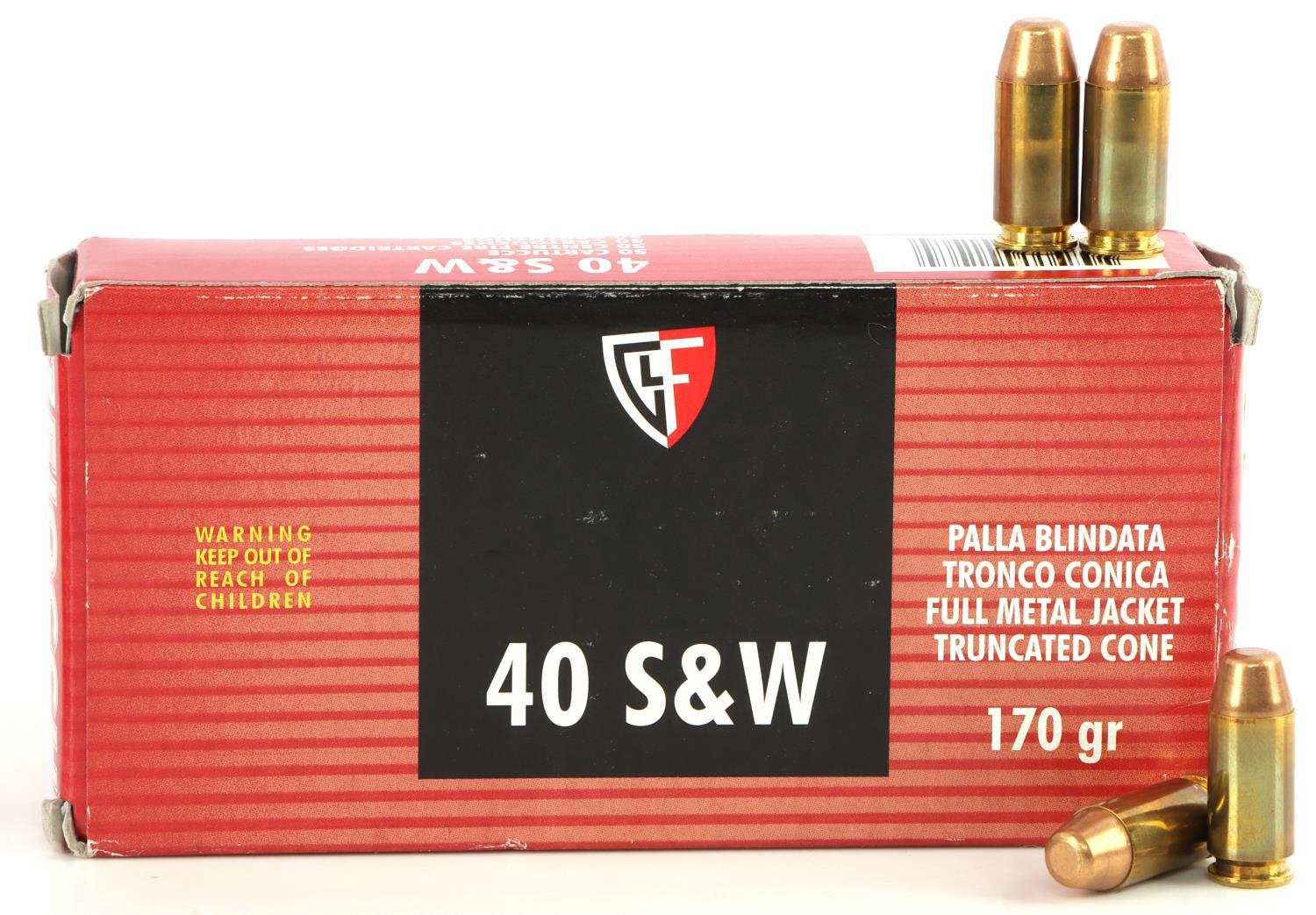 AMMUNITION LOT OF .45 & .40 CAL TOTAL RDS 400