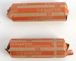 $20 FACE 90% SILVER ROLL OF WASHINGTON QUARTERS
