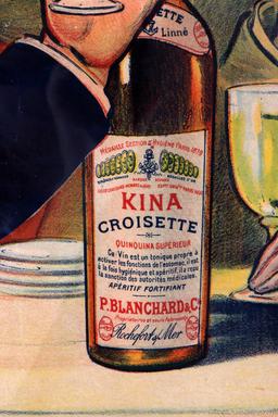 1905 QUINQUINA  APERTIF FRENCH WINE POSTER