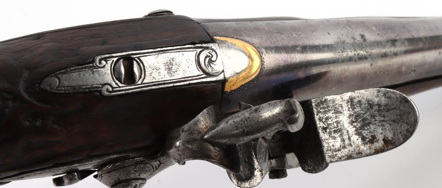 18TH C. FRENCH ENGRAVED FLINTLOCK SIGNED PENEL