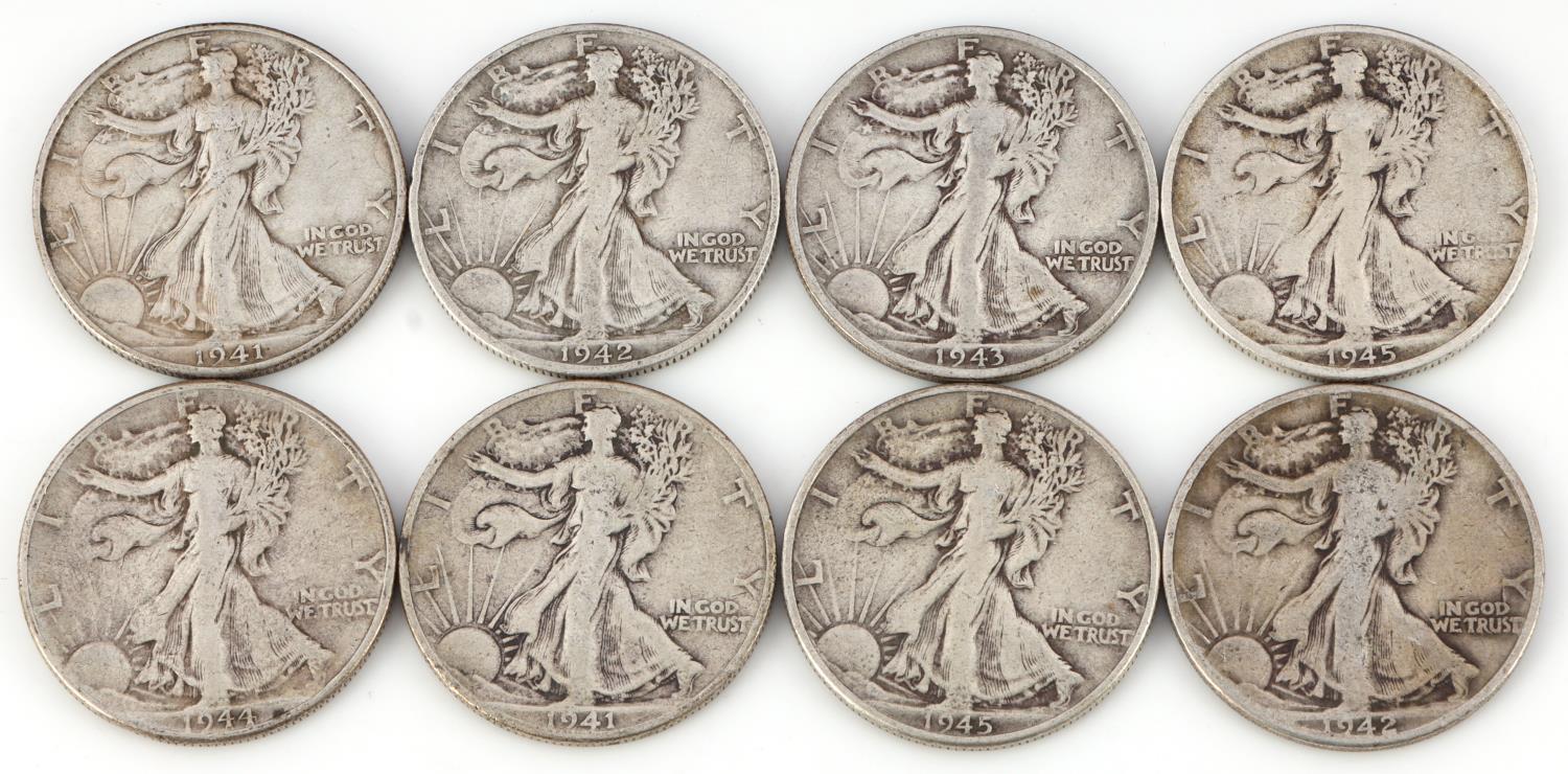 $9.00 FACE VALUE 90% SILVER WALKING LIBERTY COINS