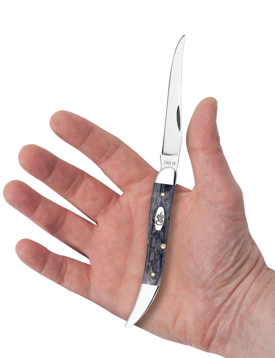 CASE POCKET KNIFE 58421 GRAY BONE TOOTHPICK