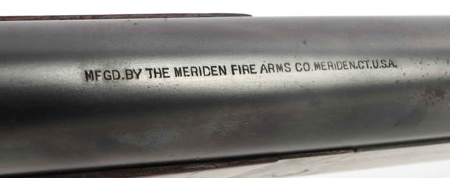 THE MERIDEN FIREARMS 12GA SINGLE BREAK SHOTGUN