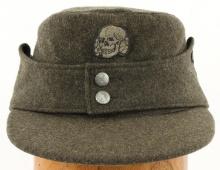 WWII GERMAN THIRD REICH SS M43 FIELD CAP