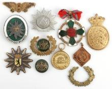 LOT OF 10 MEDALS AND BADGES FOR GERMANY