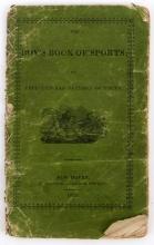 1835 BOY'S BOOK OF SPORTS FIRST GAME OF BASEBALL