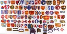 250 WWII US ARMY AIR FORCE & INFANTRY DIVISION LOT