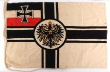 WWI IMPERIAL GERMAN KRIEGSMARINE WAR ENSIGN FLAG