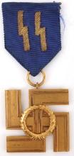 WWII NAZI GERMAN SS 25 YEAR SERVICE MEDAL