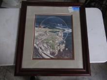 FRAMED AND SIGNED BEV DOOLITTLE'S " TH SENTINEL " W/ LETTER OF AUTHENTICITY