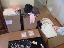 4 BOXES OF CLOTHES