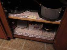 CONTENTS OF LOWER KITCHEN CABINETS